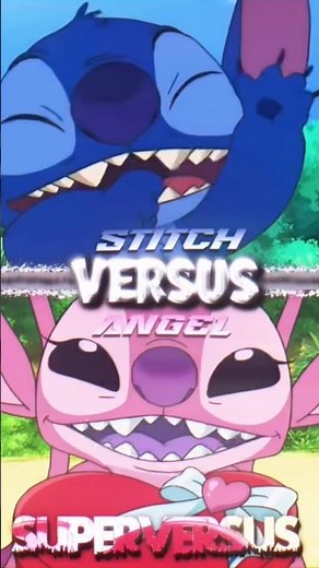 Stitch VS Angel #liloandstich #disney #angel #fyp #fypシ #1v1 #versus #vs #coldplay #battle #stitch