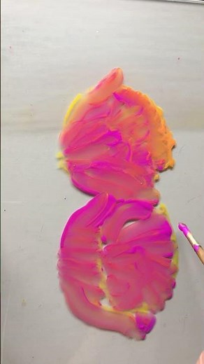 #shorts Drawing different objects using the monotype technique #painting #art #painting #drawing