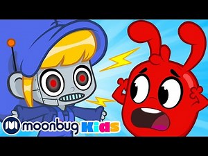 Mila Turns Into A ROBOT! - My Magic Pet Morphle | Cartoons For Kids | Moonbug Kids