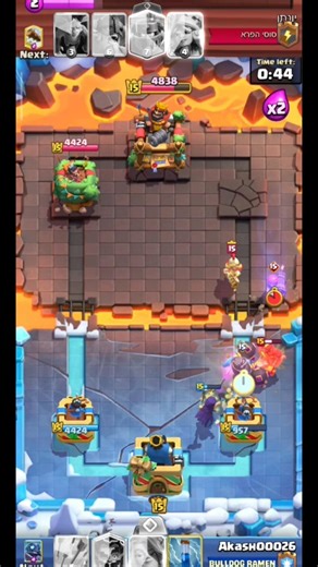 hog rider+mega knight evolution+rank match#clashroyale #suscribe #games