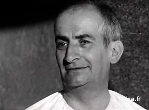 Jean Marais, Louis de Funès et Mylène Demongeot en 1966 sur le tournage de Fantômas contre Scotland Yard de André Hunebelle. | Louis de Funès