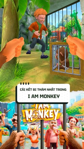 The most tragic ending in I Am Monkey #games #gamesteam #money