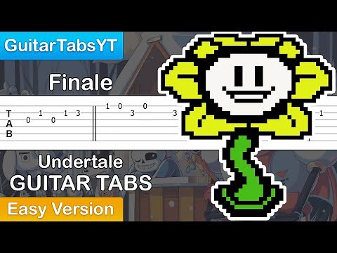 Undertale - Finale Guitar Tutorial [TABS] (Easy)