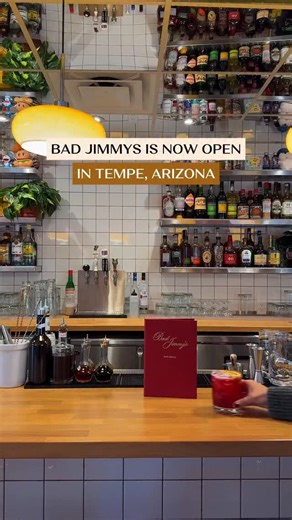 Tempe Tourism on Instagram: "Bad Jimmy’s is already a valley favorite known for their iconic mouthwatering smash burgers + creative handcrafted cocktails — and now you can enjoy them right here in Tempe! ⚡️🍔 On the food menu, you’ll find delicious signature offerings such as the Double Burger, Where’s the Beef, and Classic Double, sides including fries, wings, and S.L.A.B salad, and must-try desserts including the Vanilla with Olive Oil & Sea Salt organic soft serve. 🤤 An innovative cocktail m