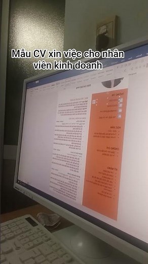 Mẫu CV xin việc cho nhân viên kinh doanh - part16 #cvxinviec #thietkecv #maucv #vietcv #cachvietcv