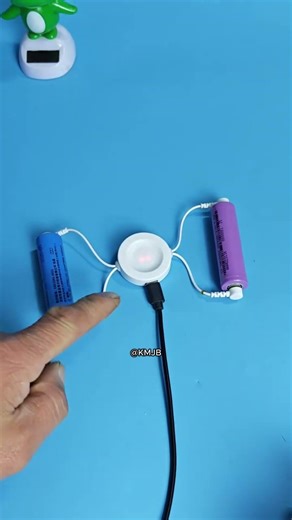 Tiny charger, powerful performance! 🔋 #KMJB #BatteryCharger