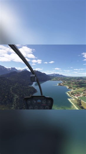 MSFS 2024 | Weißensee Lake Flyover | Bavaria Helicopter Flight | VR