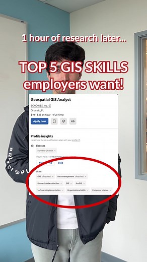 Top Five GIS Skills Employers Seek for Entry-Level Jobs