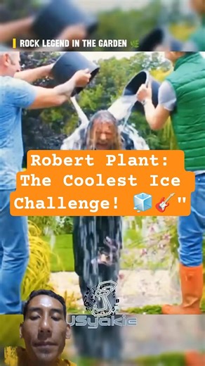 Robert Plant: The Coolest Ice Challenge! 🧊🎸"