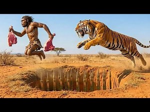 Life Million Years Ago | How Early Humans Tricked a Tiger Into a Spike Pit