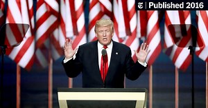 Transcript: Donald Trump at the G.O.P. Convention