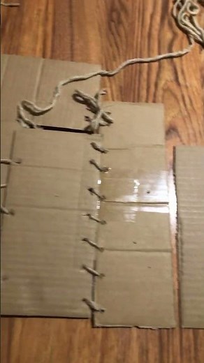 Making a cardboard corset 🤍