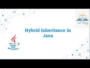 Hybrid Inheritance in Java || #javatutorials #hybridinheritance #inheritance