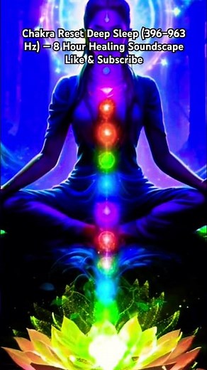 Chakra Reset Deep Sleep (396–963 Hz) — Healing Soundscape #deepsleep #chakrahealing