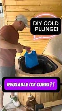 HUGE ICE BAGS?! Keep a cold plunge COLD without an expensive chiller! #DIY