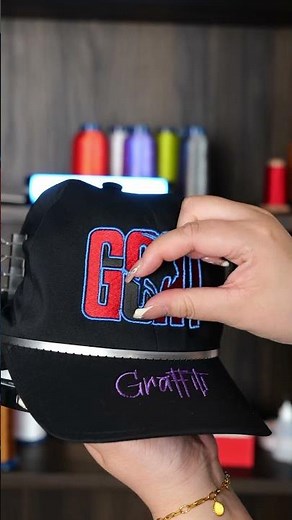 Want to embroider the perfect 3D cap? With THE VISION, you’ll love the final result!