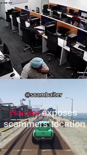 Hacker exposes scammers location #fypシ #hacker #exposed #scammers