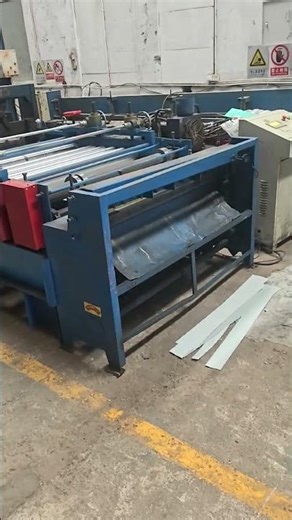 Fully Automatic Sheet Metal Coil Slitting And Cutting To Length Roll Forming Machine Working