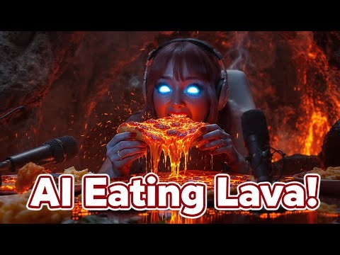 🔥 30 Minutes of Satisfying AI ASMR Eating Lava Food! – AI ASMR Lava Eating Compilation 🔥