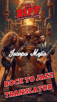 👅 “Rock To Jazz Translator” by Juanpa Mejía. #theriff #music #musicians #rock #latinoguitarists