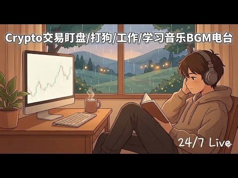 🔴 LIVE: BTC 24/7实时行情站 | 交易/打狗/工作/学习音乐Lofi电台 ( 🔴 LIVE: Bitcoin | 24/7 Lofi Radio for Trading & Focus)