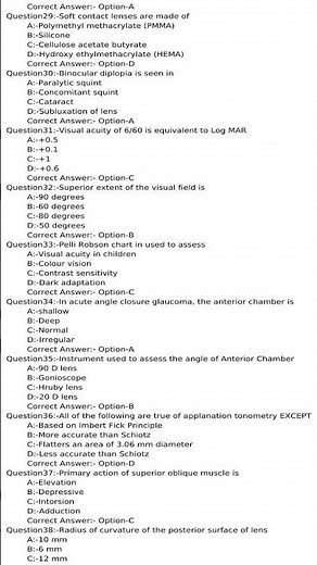 KPSC answer key of OPHTHALMIC ASSISTANT GR II SR FOR SC & ST MEDICAL EDUCATION