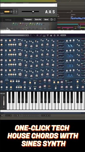 Tech House Chords in ONE CLICK! Using Sines VST