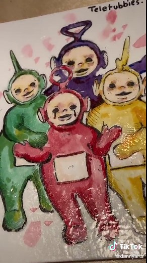 Teletubbies 😈🤙🏽#fyp #art #teletubbies #artist #paint #dibujo