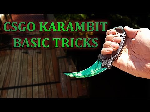 CSGO Karambit | Emerald , Learn a Basic Trick HD #csgoknife