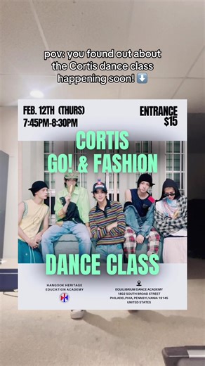 Ready to Go, Go, Go just like the latest hit by Cortis? Join us for our Cortis Dance Class happening on February 12th (Thursday, 7:45pm-8:30pm) 🌱 GO! Cortis • 📍Dance Session Location: Equilibrium Dance Academy 1802 S Broad Street Philadelphia, PA 19145 Sign Up on our Profile @adkrdance (Limited Spots - 15 Spots Available) #cortis #go #coer #kpopdance #kpopphilly