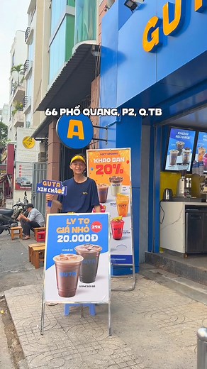 2.4K views · 99 reactions | Nhanh chân đến Guta 66 Phổ Quang, P.2, Tân Bình đón cơn mưa ưu đãi nè cả nhà ơiii  #KhaiTruong #UuDai #GutaCafe #GutaVietnam #GrandOpening #AppGuta | Guta Vietnam | Facebook
