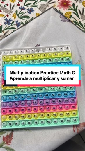 Tabla de ayuda para aprender más fácilmente las multiplicaciones y sumas Multiplication Practice Math G#tablademultiplicar #aprendematematicas #multiplicar #sumar #tiktokshop