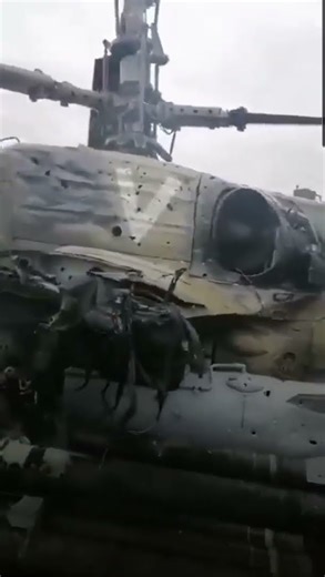 Russian KA 52 Alligator Shot Down By Ukraine