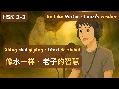 Be Like Water · Laozi’s wisdom | 像水一样 · 老子的智慧 - Xiàng shuǐ yíyàng · Lǎozǐ de zhìhuì |Chinese Podcast