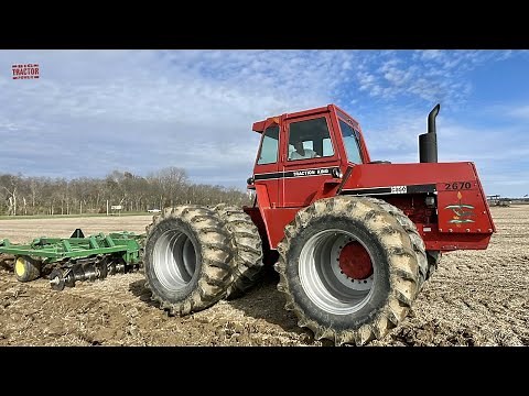 CASE 2670 Tractor Working on Fall Tillage