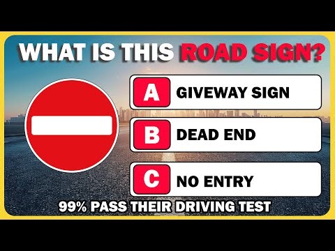 Don’t Fail Your UK Driving Test! Learn These 40 Road Signs for the DVSA Theory Test 2025 🚦