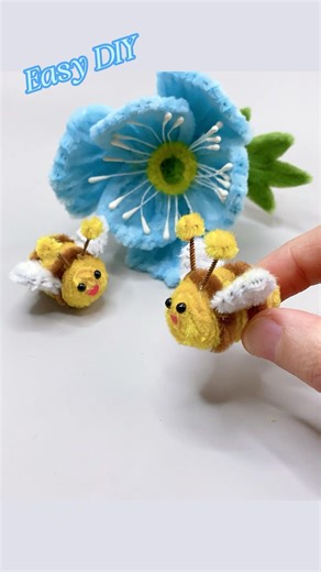 How to Make a Tiny Bee 🐝 | Easy DIY Craft