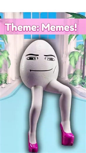 Dancing Egg 🥚💅 Roblox | Dress to Impress MEMES 😂 #roblox #dresstoimpress #shorts