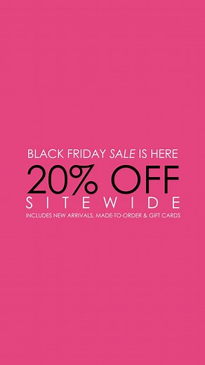 1K views | OUR BLACK FRIDAY SAE STARTS NOW  20% OFF sitewide and in our Sydney showroom. Shop the sale online or book your showroom appointment via the link in bio | WhiteRunway.com | Facebook