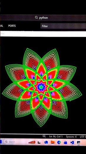 python graphic design #python #viralvideo #turtlegraphics #shortsvideo #shorts #design #viralshorts