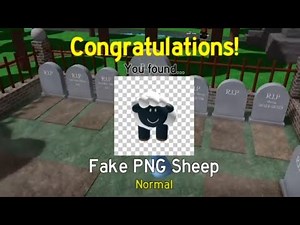Find the Sheep - Where to Find the Fake PNG Sheep (Roblox)