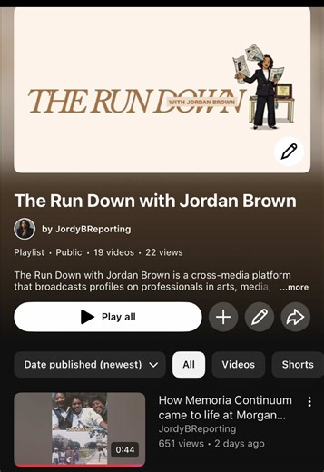 Catch up on the latest interviews on The Run Down with Jordan Brown out now on YouTube!