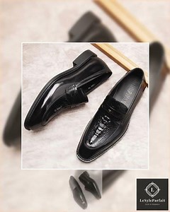 ⚡Buy Angelo Leather Penny Loafers For Men exclusively at LeStyleParfait.com 👈