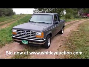 1991 Ford Ranger Pickup Sells At Auction