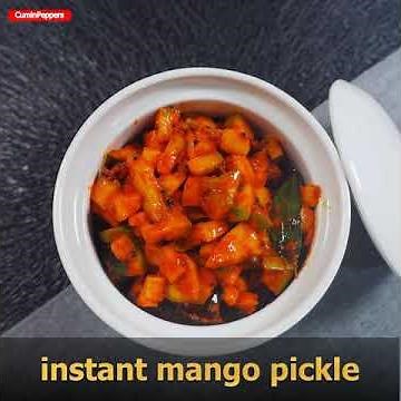 Instant Mango Pickle | EASY mango pickle recipe
