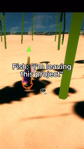 When your fish learns new physics #devmemes #gamedeveloper #solodev #unitydev #gamedesigner