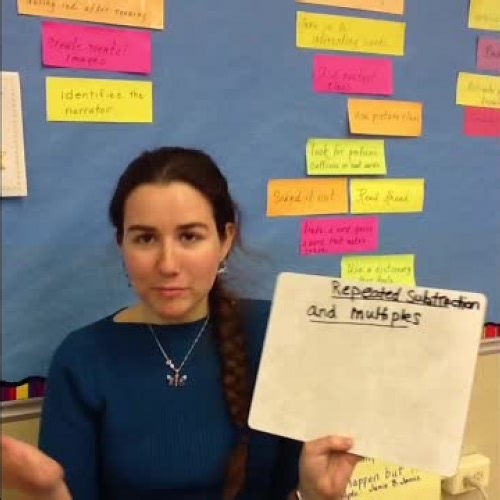 Division with Repeated Subtration and Multiples, and 3 ways to use partial quotients