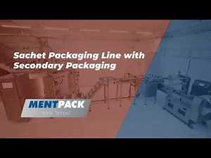 Complete Sachet Packaging Line: CSM1200 with Stacker & Flow Wrapper