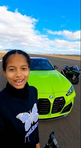 🏁 BMW M4 vs Kawasaki Ninja H2R – Result Shock Kar Dega! 😱