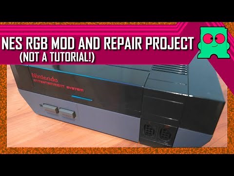 NES RGB Mod, Custom Paint Job, and Repair Project (Not A Tutorial Lol)